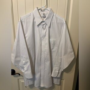 8. Geoffrey Beene Classic White Dress Shirt